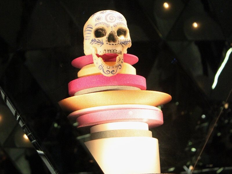 Totenkopf im Kristalldom in den Swarovski Kristallwelten