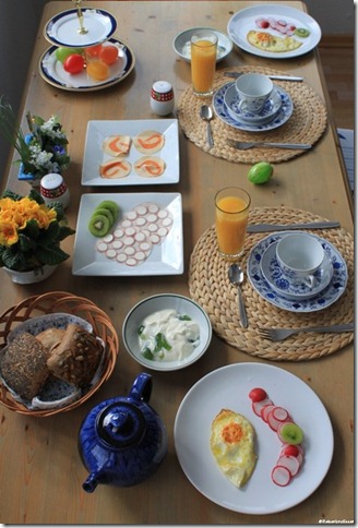 Frühstück in Sassnitz