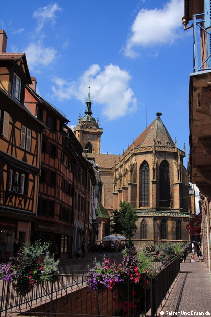 Colmar - Münster von der Grand Rue aus