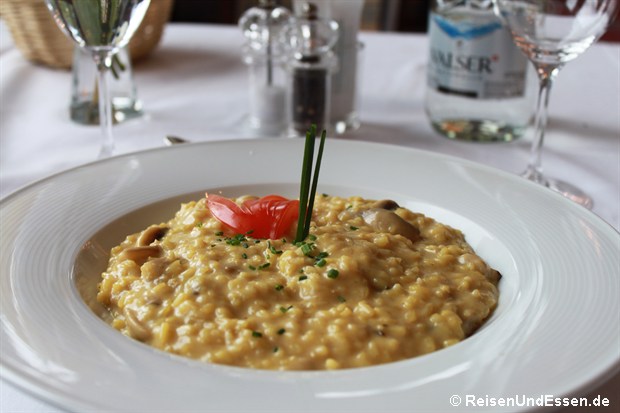 Hotelrestaurant - Risotto mit Pilzen
