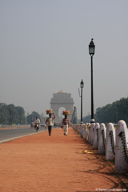 Auf dem Weg zum India Gate
