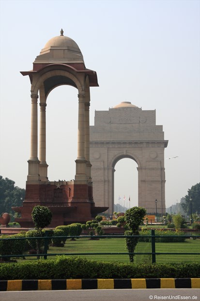 Delhi - India Gate (Rückseite)