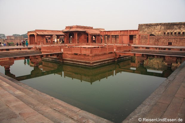 In der Palastanlage von Fatehpur Sikri