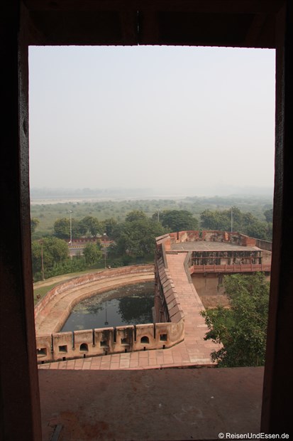 Blick vom Roten Fort in Agra