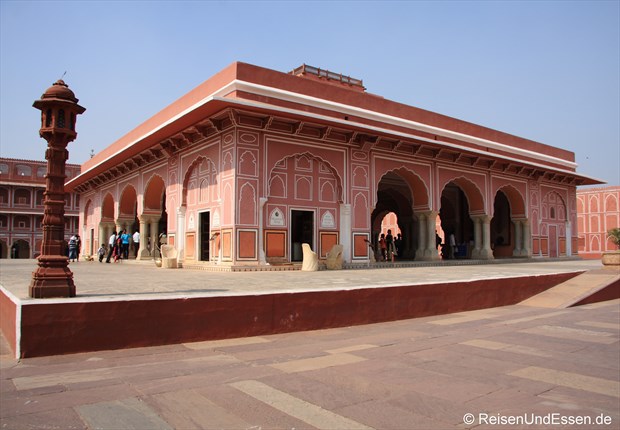 Innenhof im Stadtpalast von Jaipur