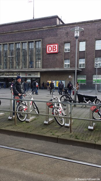 Fahrradmiete bei Call a Bike am Hauptbahnhof Düsseldorf