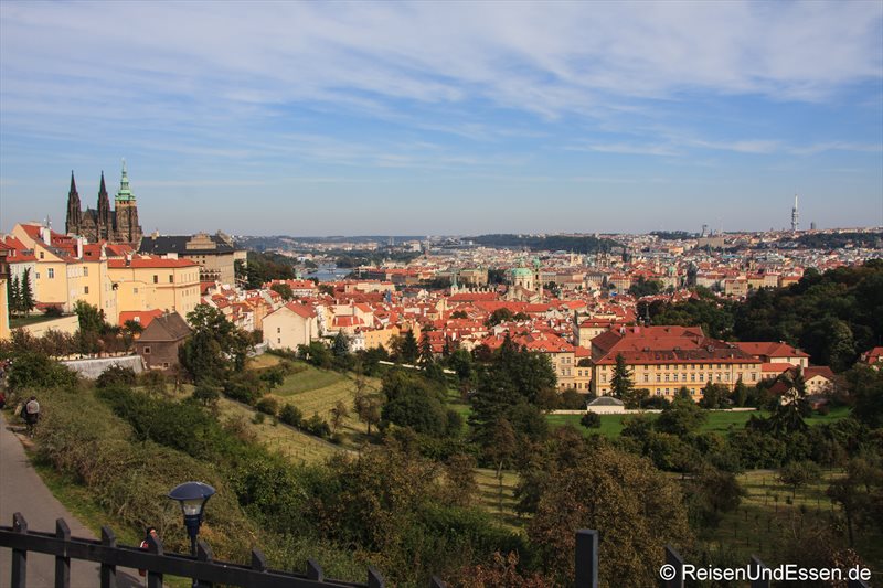 Blick vom Kloster Strahov auf Prag