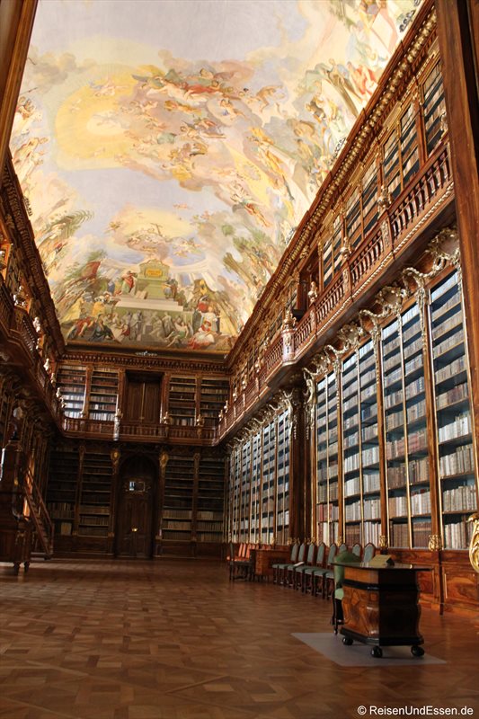 Philosophischer Saal in der Bibliothek im Kloster Strahov