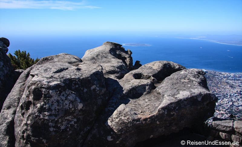 Mystische Spuren im Fels auf den Tafelberg