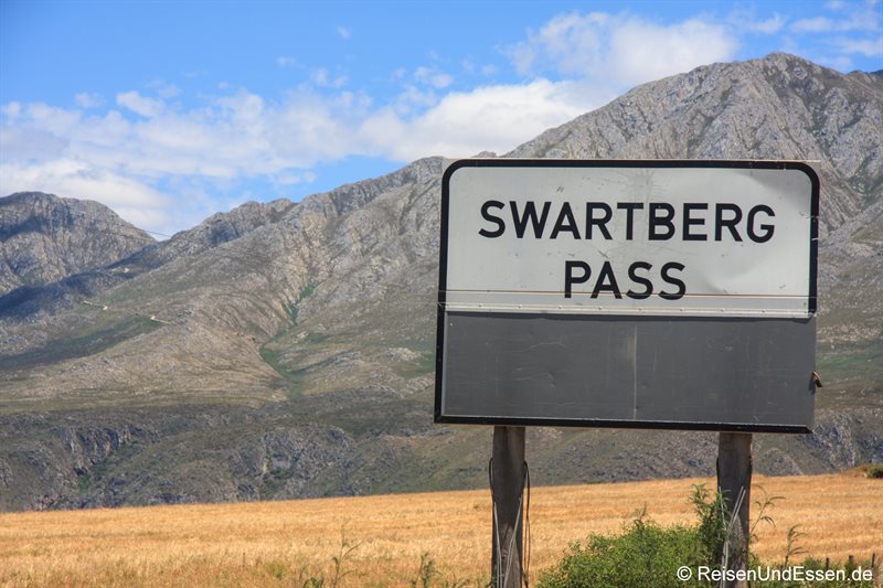 Beginn des Swartberg Pass