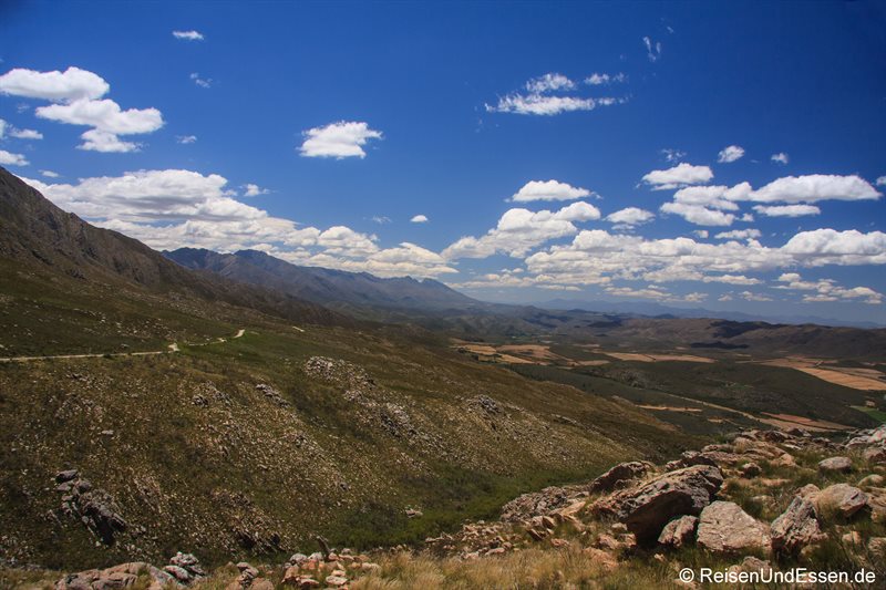 Blick vom Swartberg Pass auf die Kleine Karoo