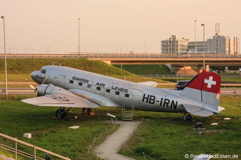 Douglas DC-3 beim Besucherpark Flughafen München