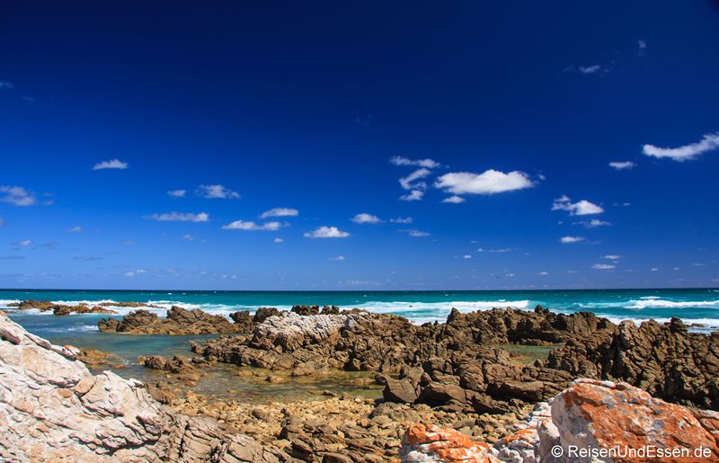 Blick auf das Meer am Cap Agulhas