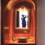Blick in das Bad in der White Pearl Villa