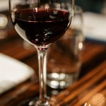 Italienischer Rotwein im Restaurant Coast