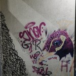 Graffiti im BIGZ Kultgebäude