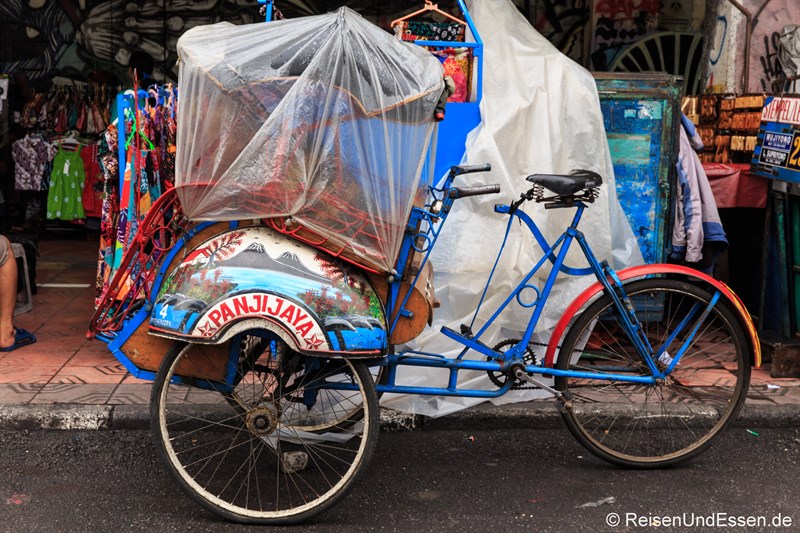 You are currently viewing Mit der Fahrrad-Rikscha Yogyakarta erkunden
