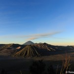 Sonnenaufgang am Vulkan Bromo um 05:45 Uhr