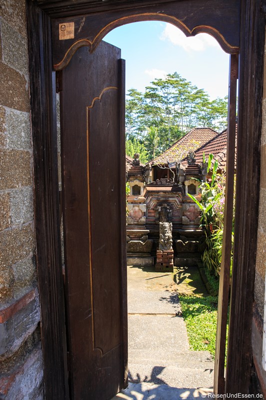 Hauseingang in Ubud