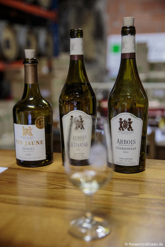 Weinprobe in Arbois