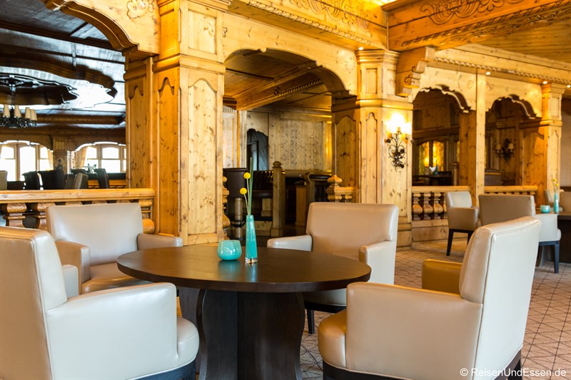 Lobby im Interalpen-Hotel Tyrol