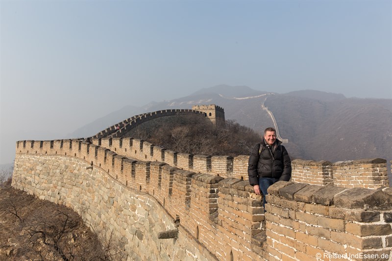 Start zur Erkundung der Chinesischen Mauer in Mutianyu