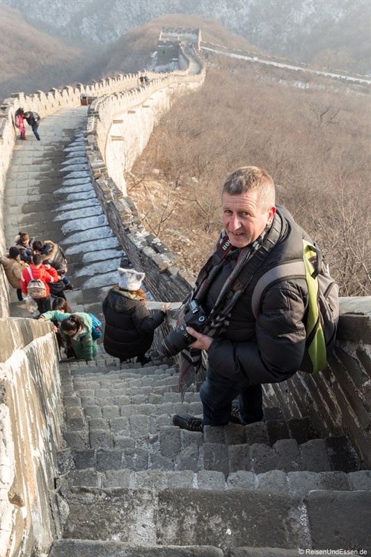 Abstieg der Chinesischen Mauer