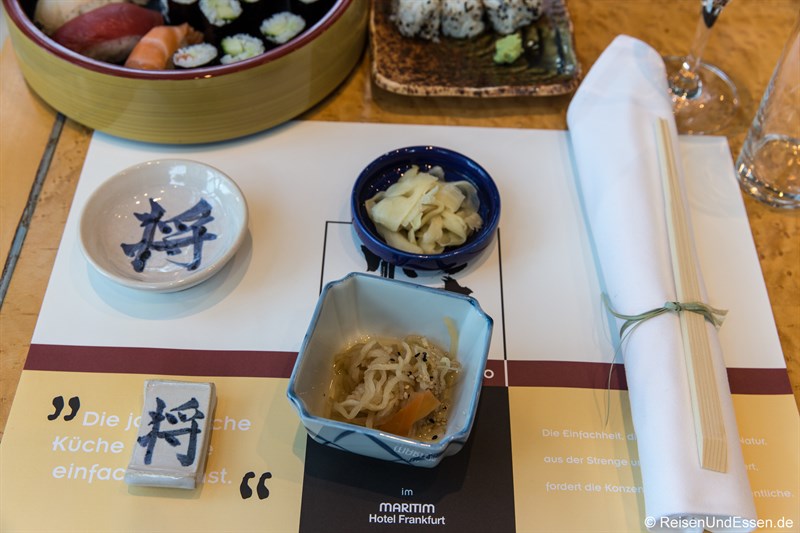Tisch im Restaurant SushiSho