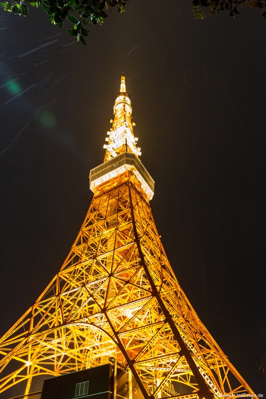 Aussichtspunkte in Tokio - Tokyo Tower bei Nacht