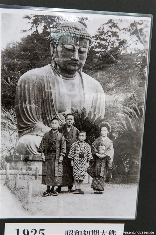 Historisches Foto vom Großen Buddha