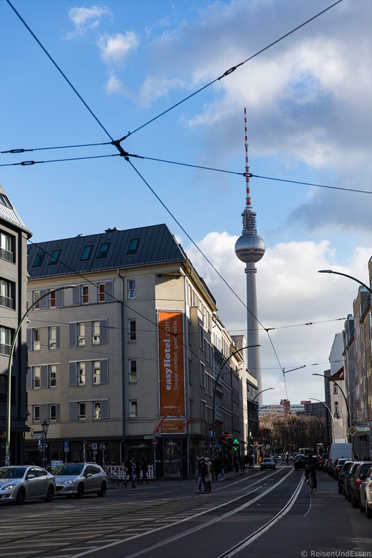 Kulinarische Tour Berlin Mitte - Blick auf Berliner Fernsehturm