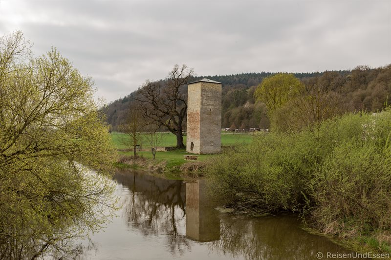 Auf den Spuren der Römer im Naturpark Altmühltal - Hungerturm in Rieshofen