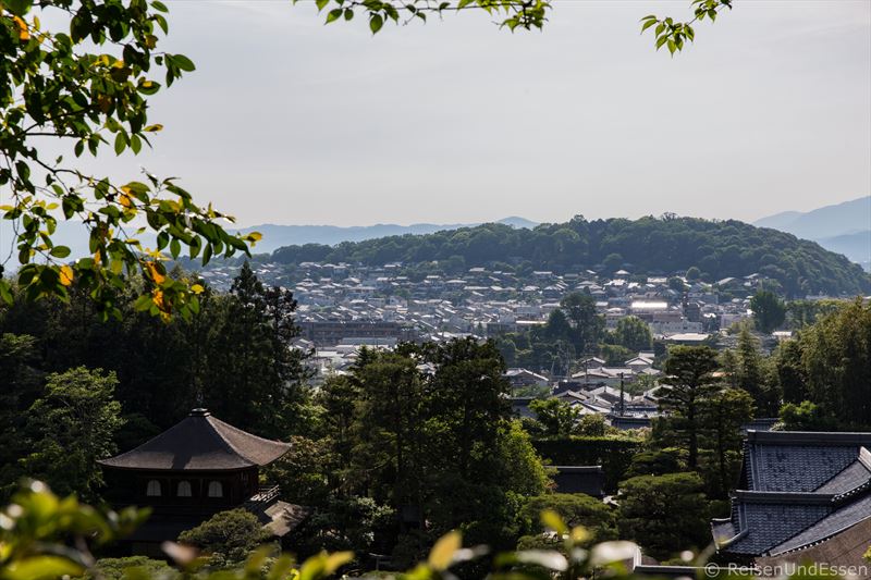 Blick auf Kyoto von Ginkaku-ji