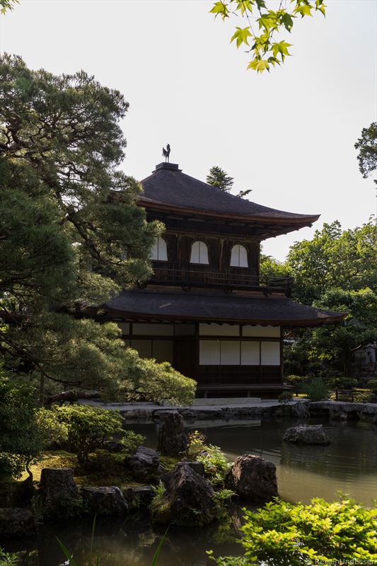 Ginkaku-ji oder Tempel des Silbernen Pavillons in Kyoto