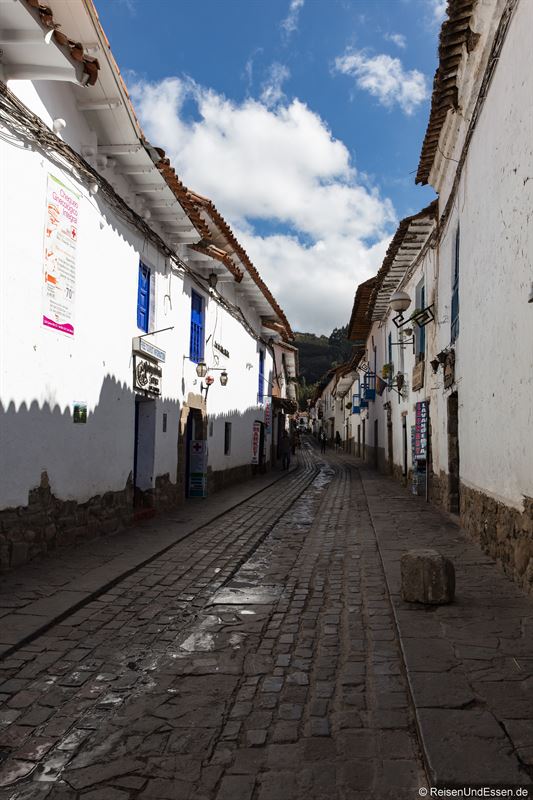 Gasse im Künstlerviertel San Blas in Cuzco