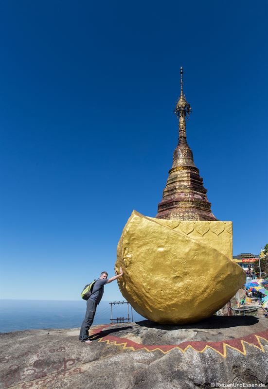 Kleiner Golden Rock - Goldener Fels in Myanmar