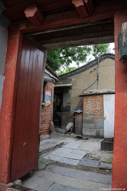 Eingang in einen Hutong in Beijing