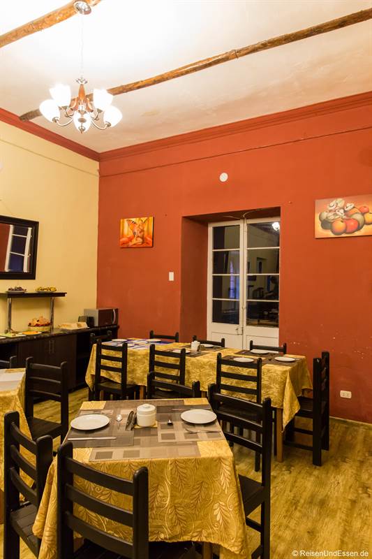 Frühstücksraum im Colonial Plaza Hotel in Puno