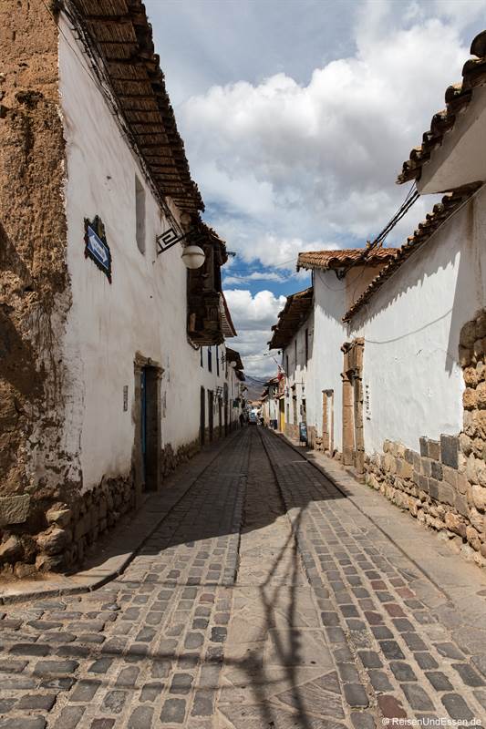 Strasse in San Blas in Cusco