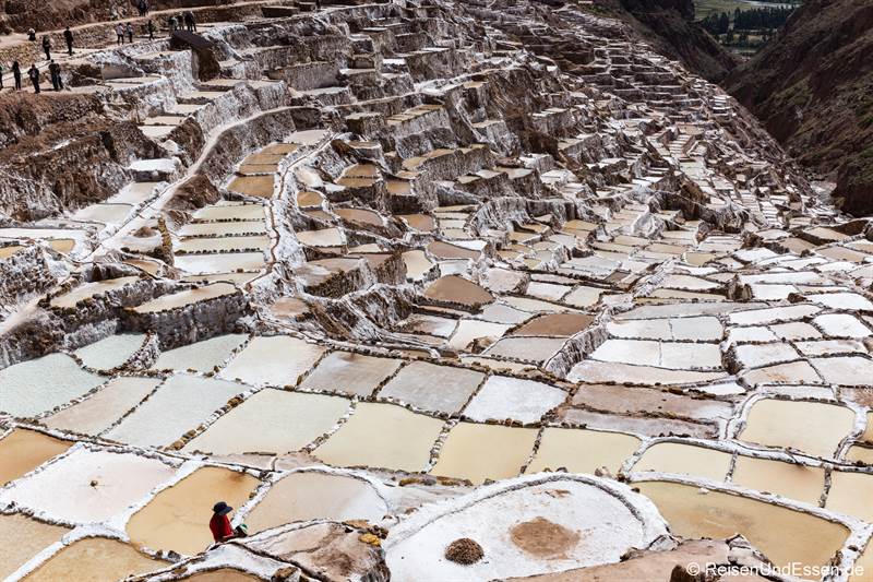 Salzterrassen von Maras in Peru