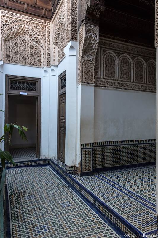 Raum im Bahia Palast in Marrakesch