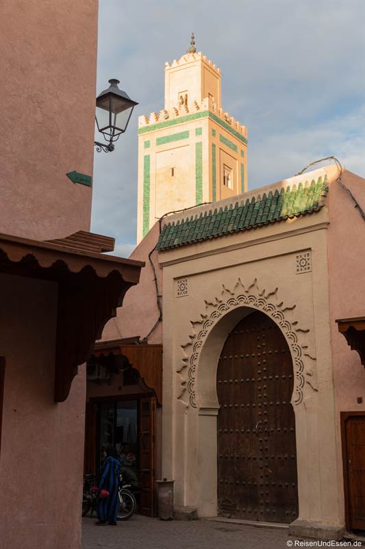 Moschee in den Souks von Marrakesch