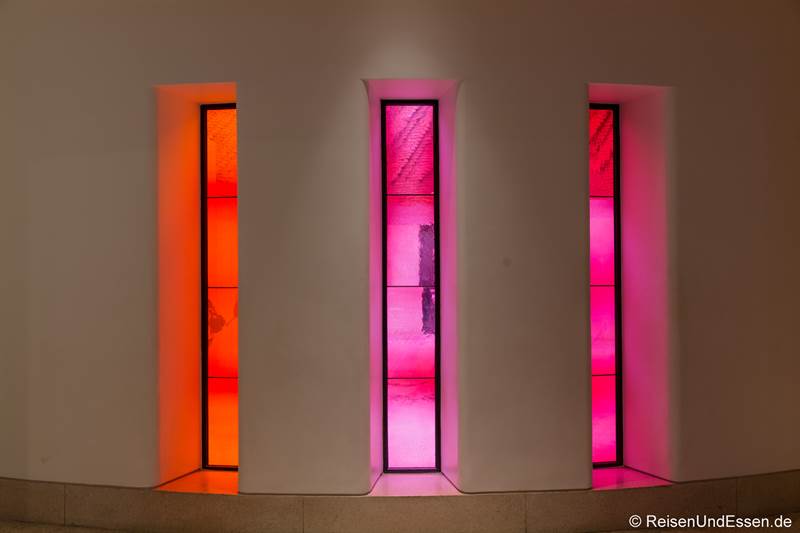 Fenster im Museum von Yves Saint Laurent in Marrakesch