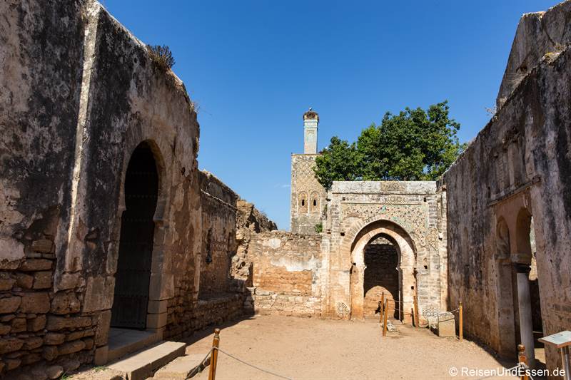 Ruinen in Chellah bei Rabat