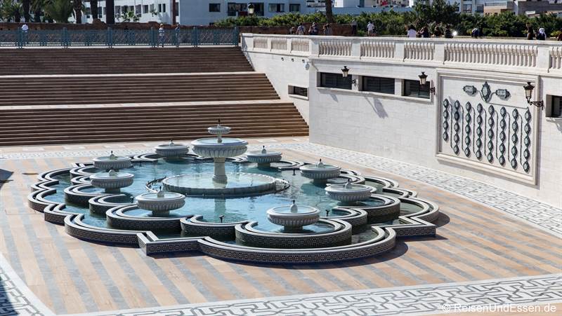 Brunnen beim Hassan-Turm in Rabat