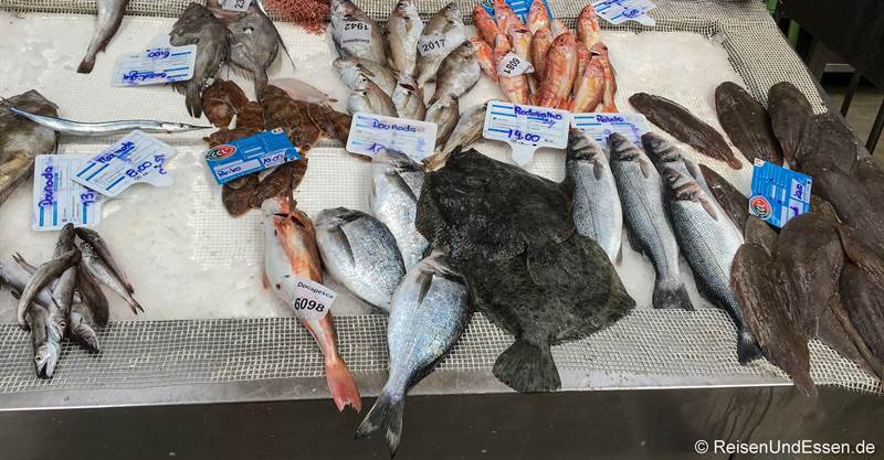 Fisch im Mercado in Matosinhos