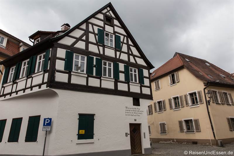 Fachwerkhaus in der Altstadt von Ansbach