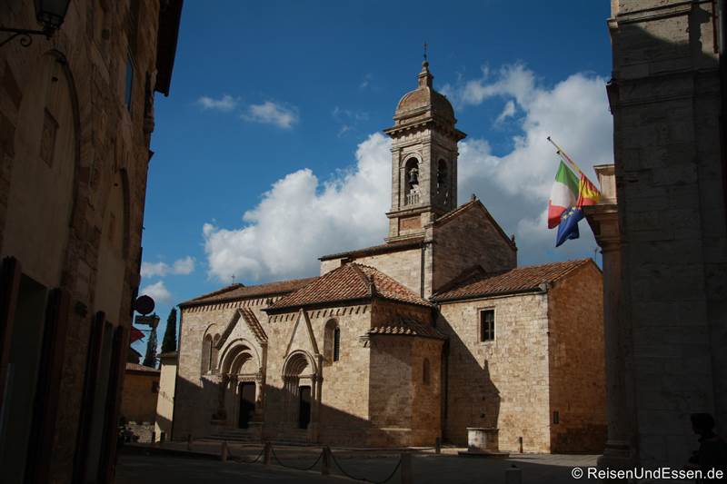 Kirche in San Quirico d’Orcia in der Toskana