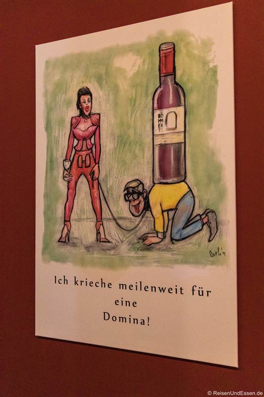 Plakat zum Rotwein Domina