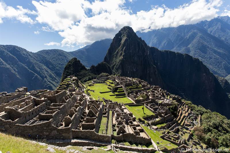 Machu Picchu und Huayna Picchu in Peru